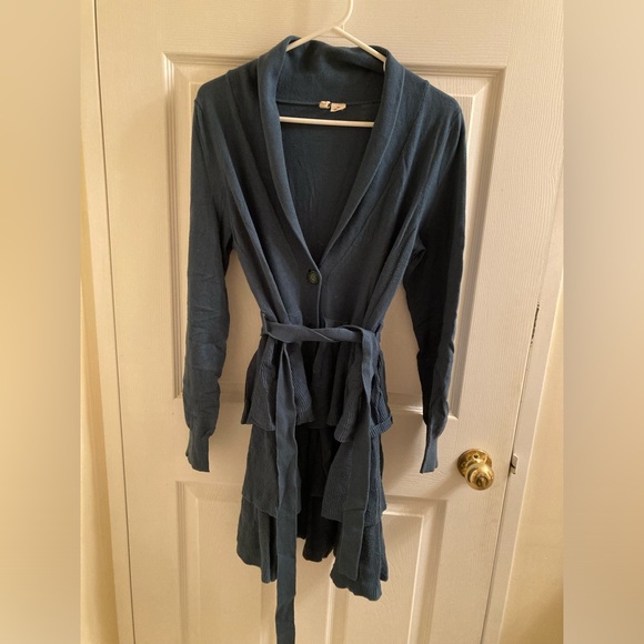 Anthropologie MOTH ruffled sweater dress - Picture 4 of 11